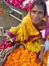 Flower Seller at the Indian Bazaar