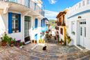 Colorful Greek Street